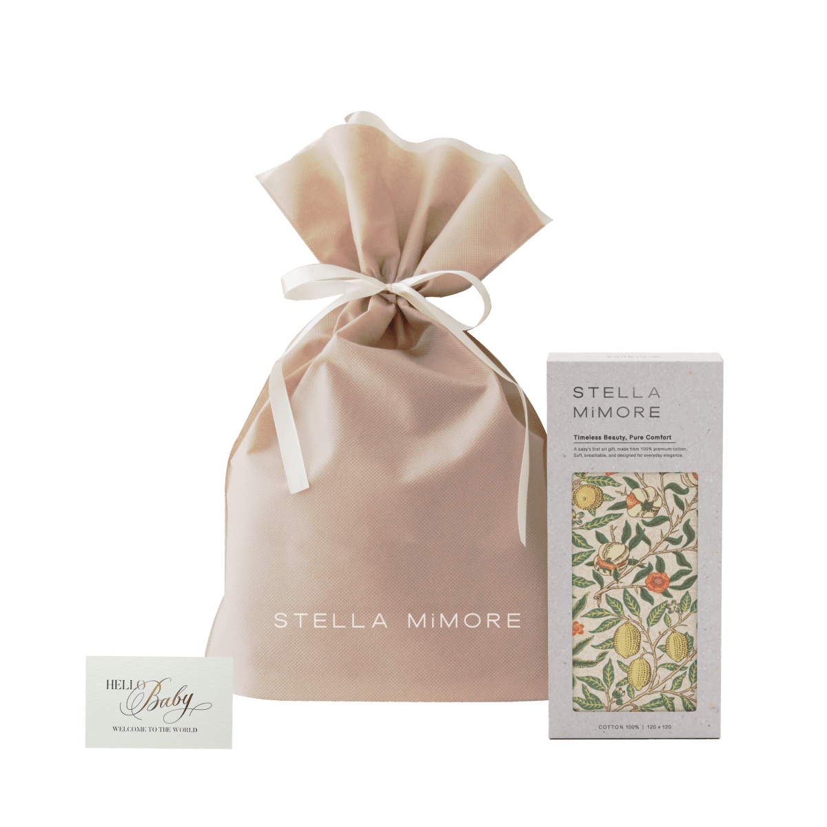 出産祝いに人気｜おくるみ1枚ギフトセット｜Stella Mimore公式