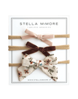 【近日販売開始】ベビーヘアバンド リボンアソート / ワイルドフラワー - Stella Mimore