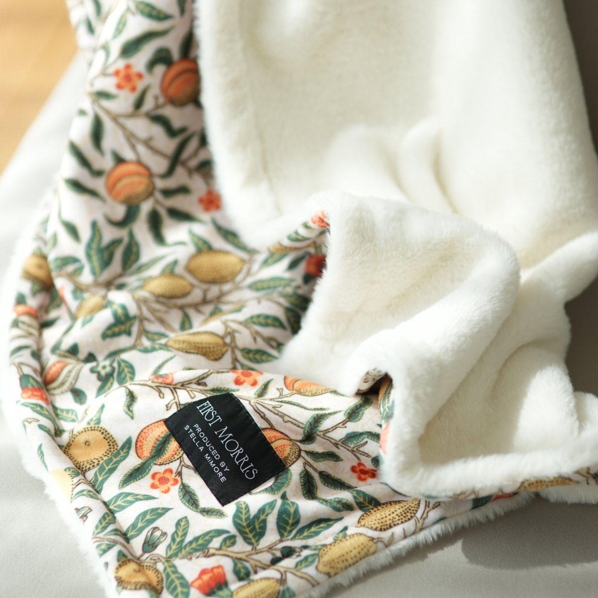 【選べる2枚セット】ウィリアム・モリスのブランケット｜ひざ掛け・ベビー毛布・親子リンクコーデに - Stella Mimore