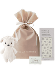 出産祝いギフトセット | ベビーシープ＆ブルーフラワー 【cuddle + kind】 - Stella Mimore