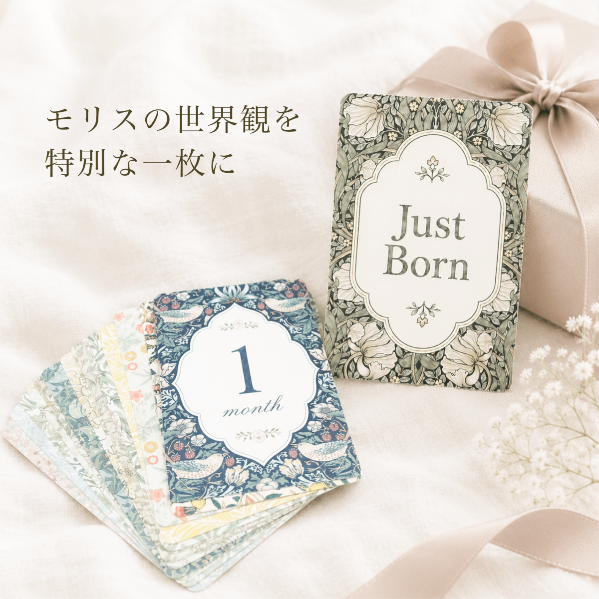 First Morris　マイルストーンカード | 月齢成長記録セット - Stella Mimore