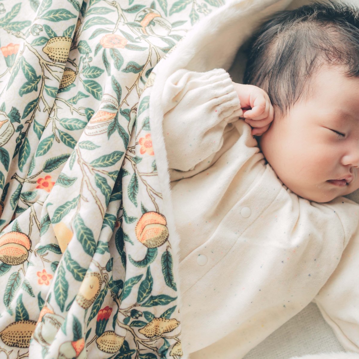 メロウファーブランケット ウィリアム・モリス フルーツ - Stella Mimore