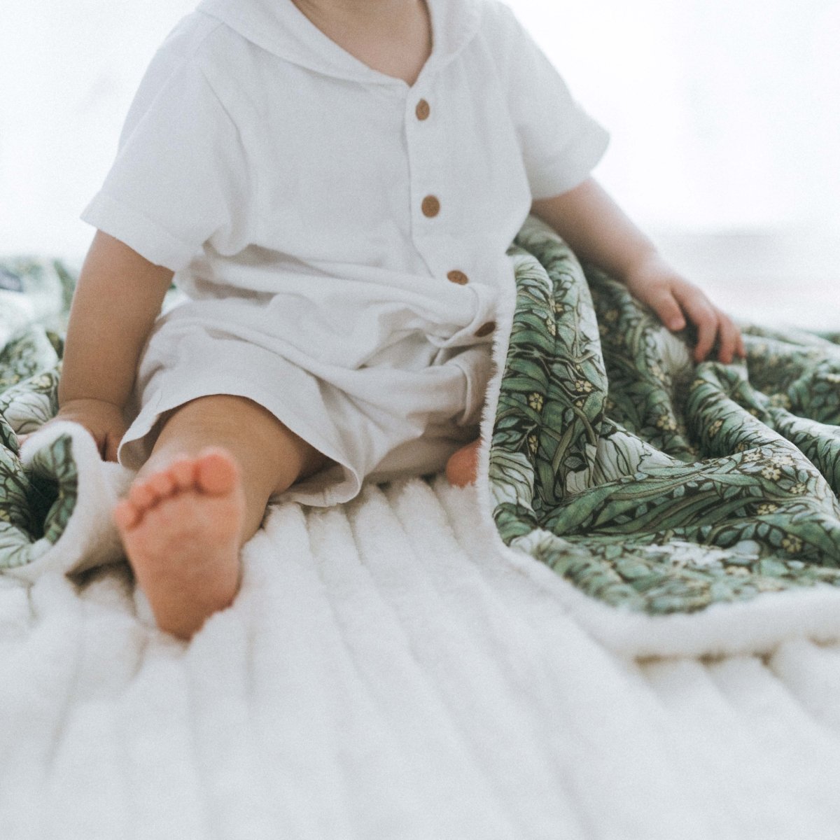 メロウファーブランケット ウィリアム・モリス ピンパーネル - Stella Mimore