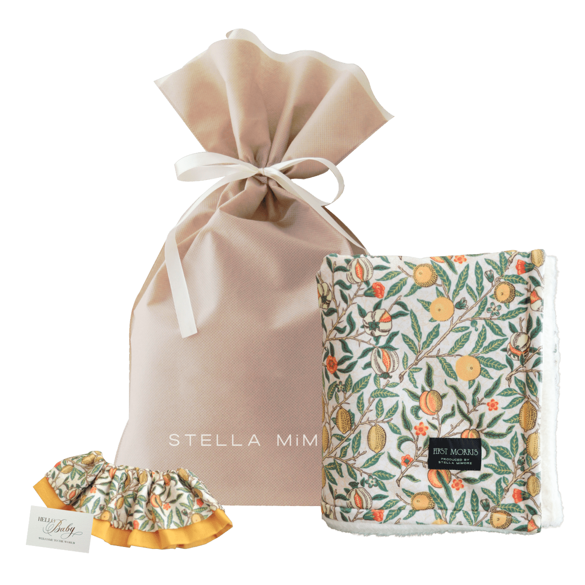 出産祝いギフトセット｜柄が選べる ブランケット+スタイギフトセット - Stella Mimore