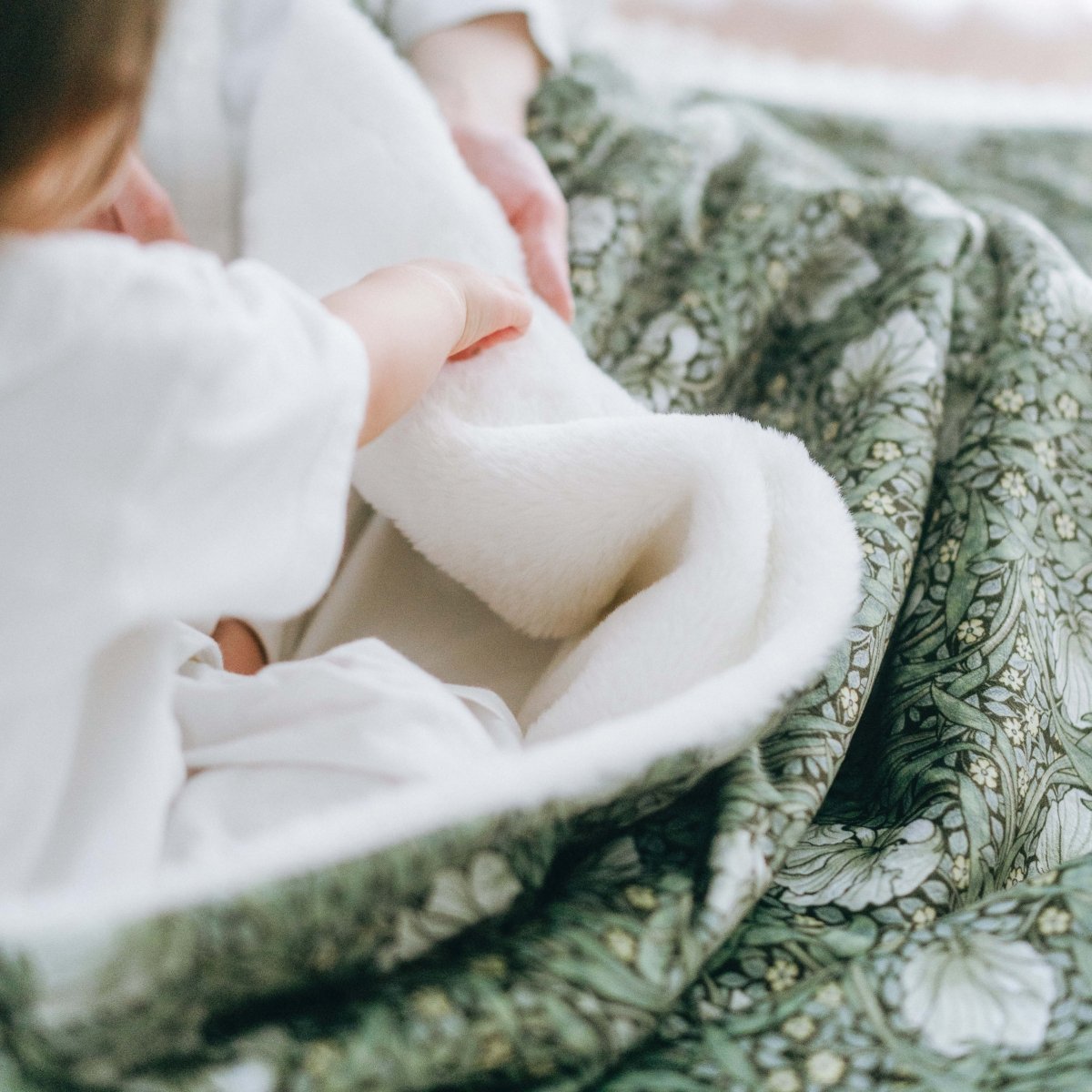 メロウファーブランケット ウィリアム・モリス ピンパーネル - Stella Mimore